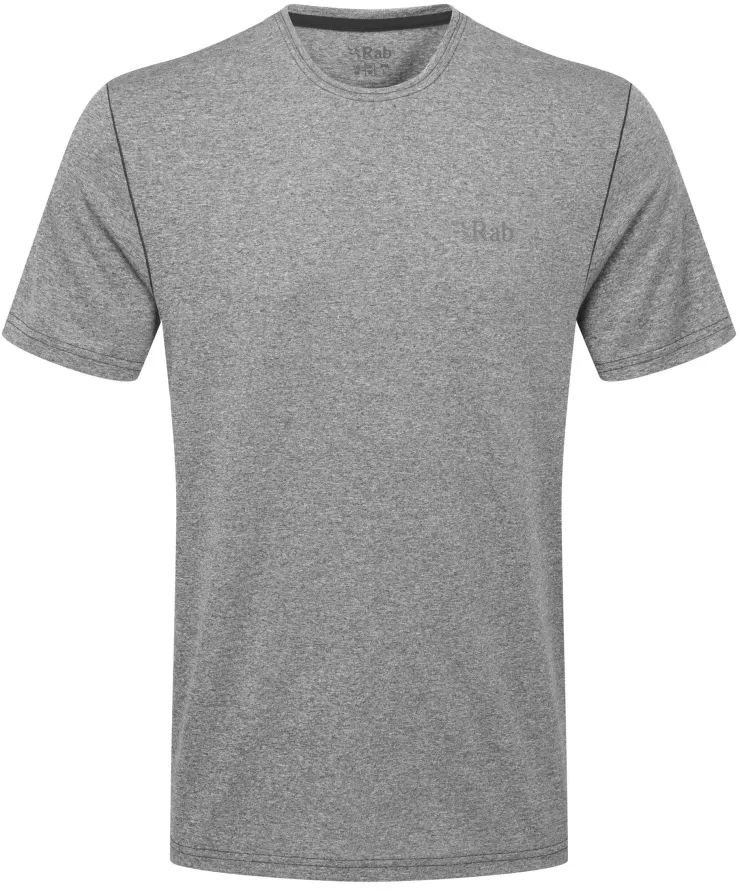 T-Shirts & Baselayers-Rab Mens Mantle Ridge Tee - Beluga