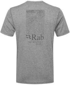 T-Shirts & Baselayers-Rab Mens Mantle Ridge Tee - Beluga