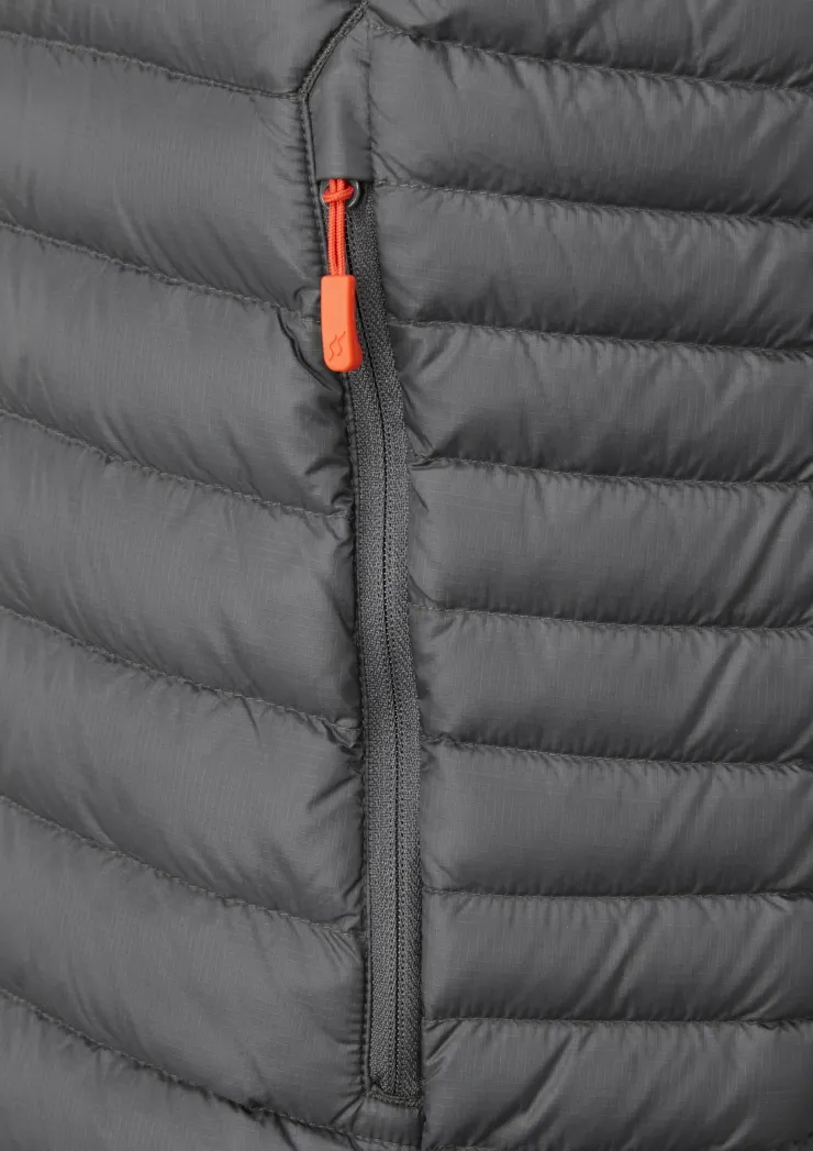 Insulated Jackets-Rab Mens Microlight Alpine Jacket - Graphene