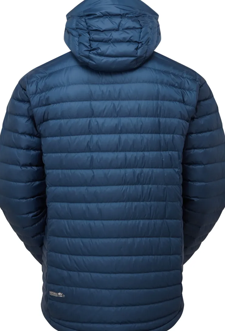 Insulated Jackets-Rab Mens Microlight Alpine Jacket - Tempest Blue