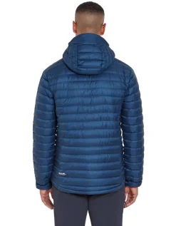 Insulated Jackets-Rab Mens Microlight Alpine Jacket - Tempest Blue