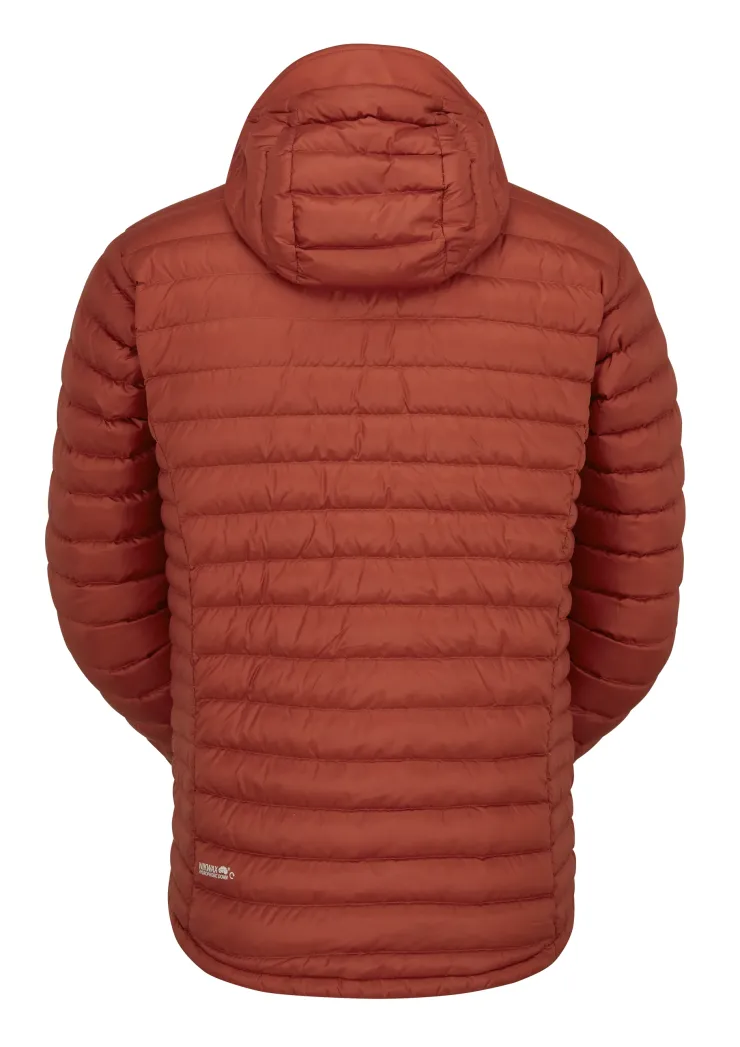 Insulated Jackets-Rab Mens Microlight Alpine Jacket - Tuscan Red