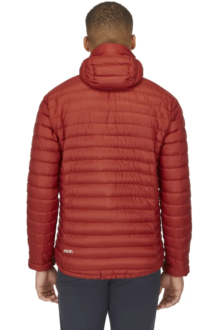 Insulated Jackets-Rab Mens Microlight Alpine Jacket - Tuscan Red
