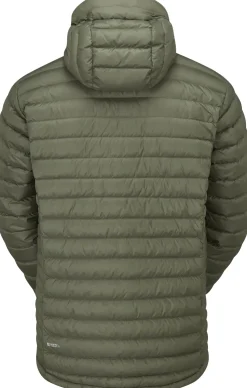 Insulated Jackets-Rab Mens Microlight Alpine Jacket - Light Khaki