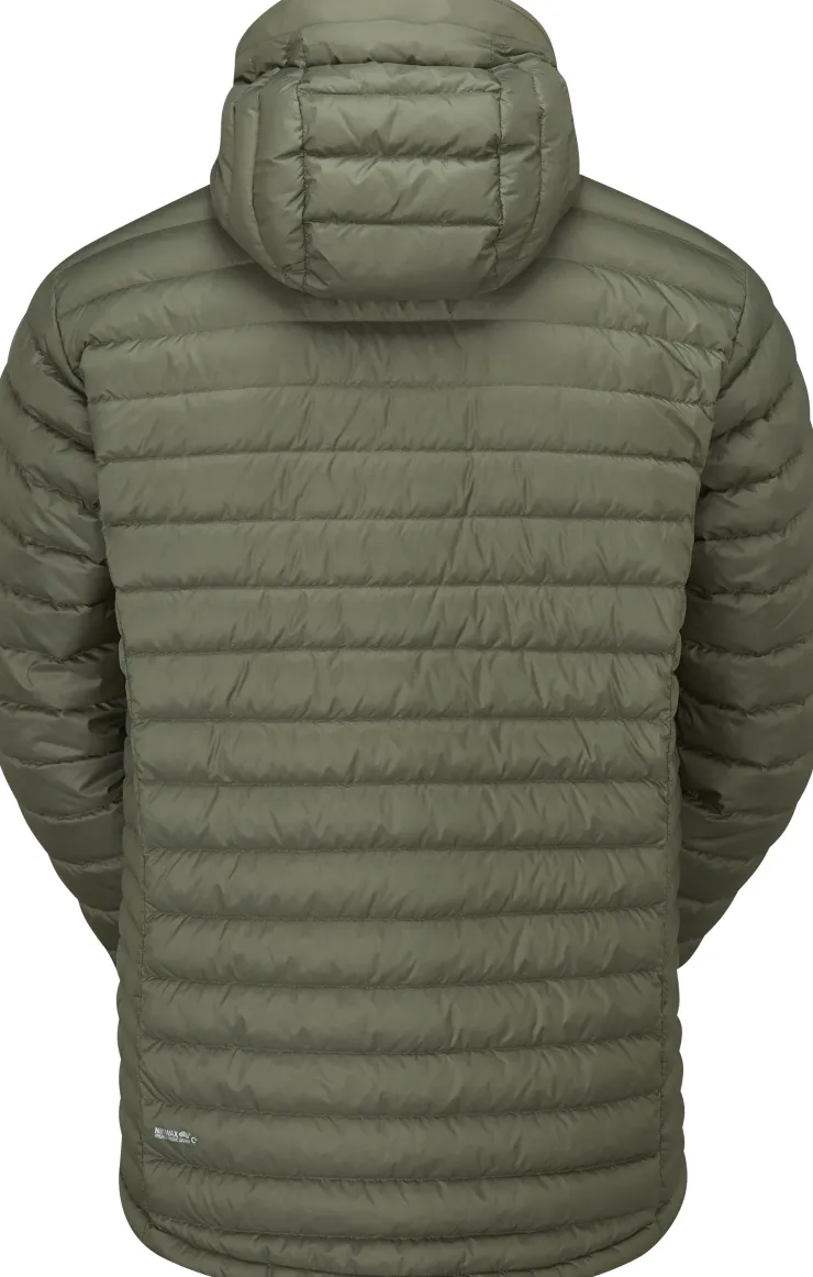 Insulated Jackets-Rab Mens Microlight Alpine Jacket - Light Khaki