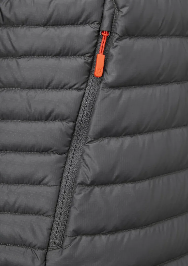 Insulated Jackets-Rab Mens Microlight Jacket - Graphene