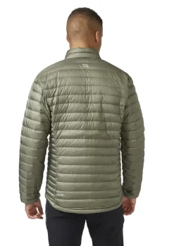 Insulated Jackets-Rab Mens Microlight Jacket - Light Khaki
