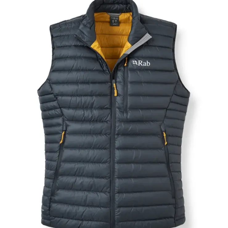 Vests & Gilets-Rab Mens Microlight Vest - Beluga