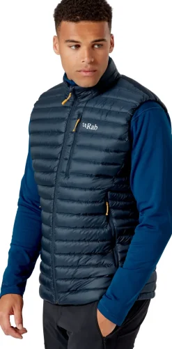 Vests & Gilets-Rab Mens Microlight Vest - Beluga