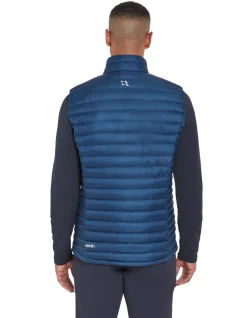 Vests & Gilets-Rab Mens Microlight Vest - Tempest Blue