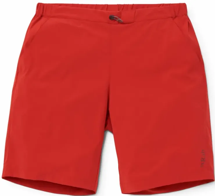 Shorts-Rab Mens Momentum Shorts - Tuscan Red