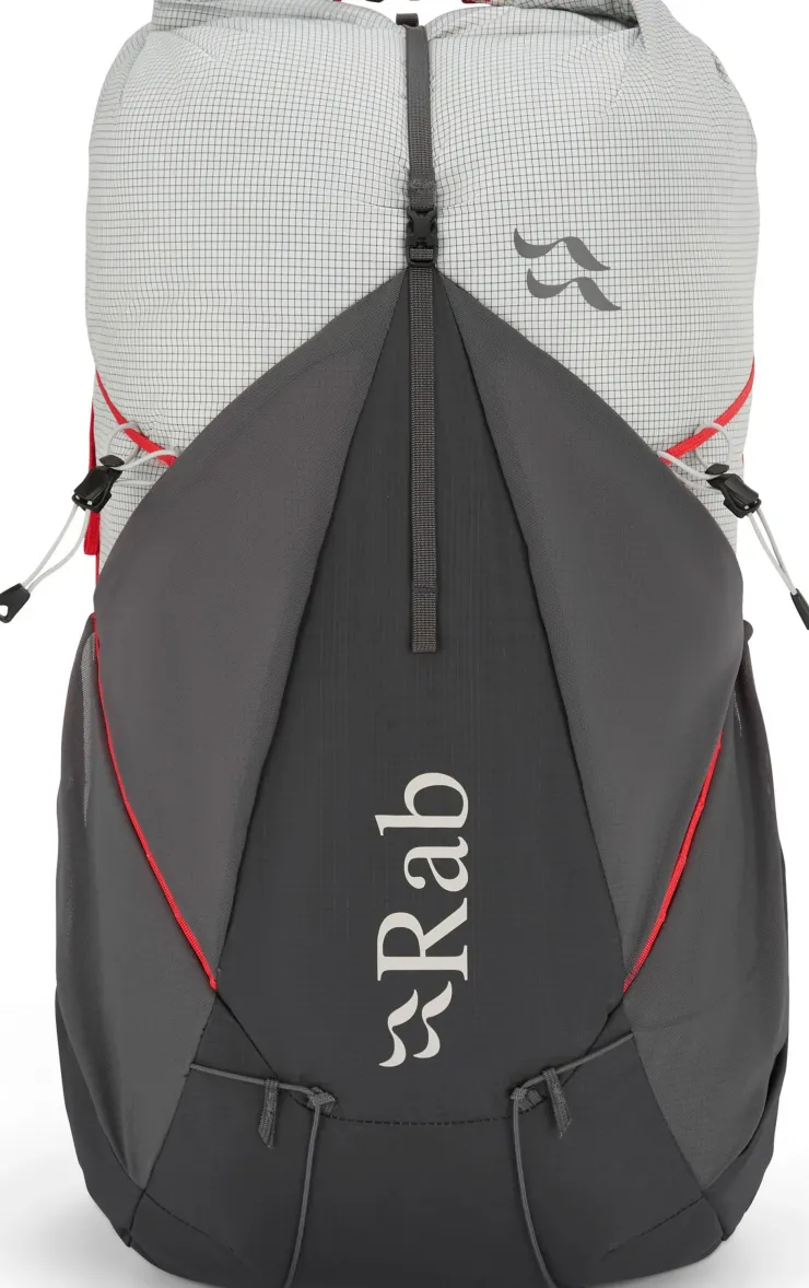Fast & Light Rucksacks And Vests-Rab Mens Muon 40 Rucksack - Pewter-Graphene