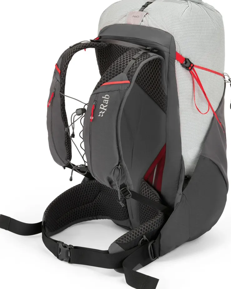 Fast & Light Rucksacks And Vests-Rab Mens Muon 40 Rucksack - Pewter-Graphene