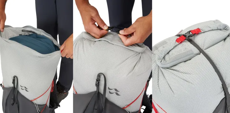 Fast & Light Rucksacks And Vests-Rab Mens Muon 40 Rucksack - Pewter-Graphene