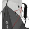 Fast & Light Rucksacks And Vests-Rab Mens Muon 50 Rucksack - Pewter-Graphene