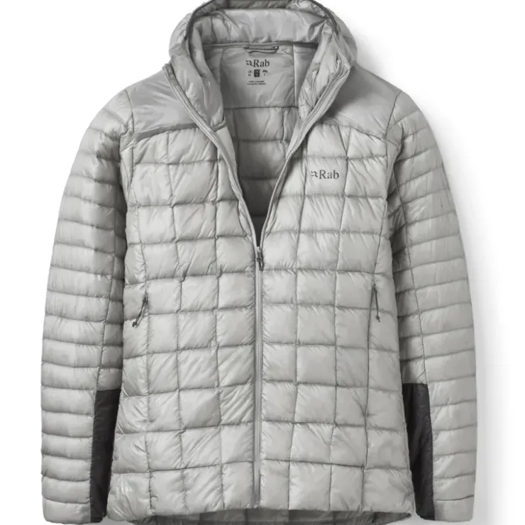 Insulated Jackets-Rab Mens Mythic Alpine Light Jacket - Light Zinc