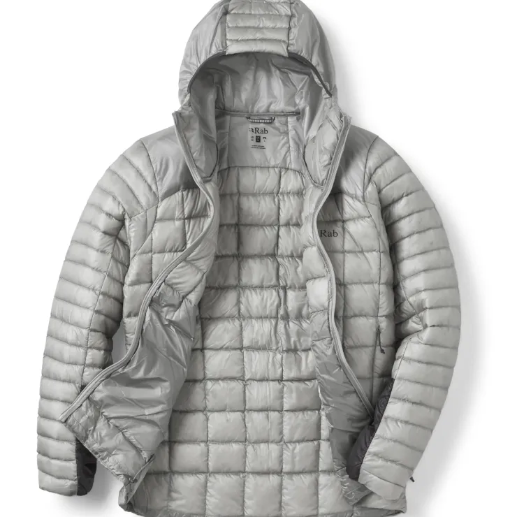 Insulated Jackets-Rab Mens Mythic Alpine Light Jacket - Light Zinc
