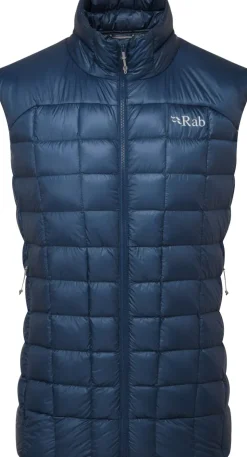 Vests & Gilets-Rab Mens Mythic Vest - Tempest Blue