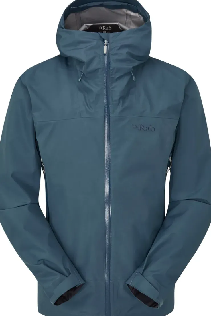 Waterproof Jackets-Rab Mens Namche GTX Jacket - Orion Blue