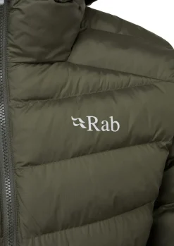 Insulated Jackets-Rab Mens Nebula Pro Jacket - Army