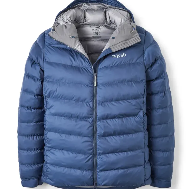 Insulated Jackets-Rab Mens Nebula Pro Jacket - Tempest Blue