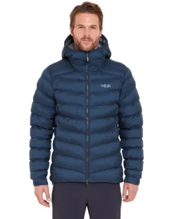 Insulated Jackets-Rab Mens Nebula Pro Jacket - Tempest Blue