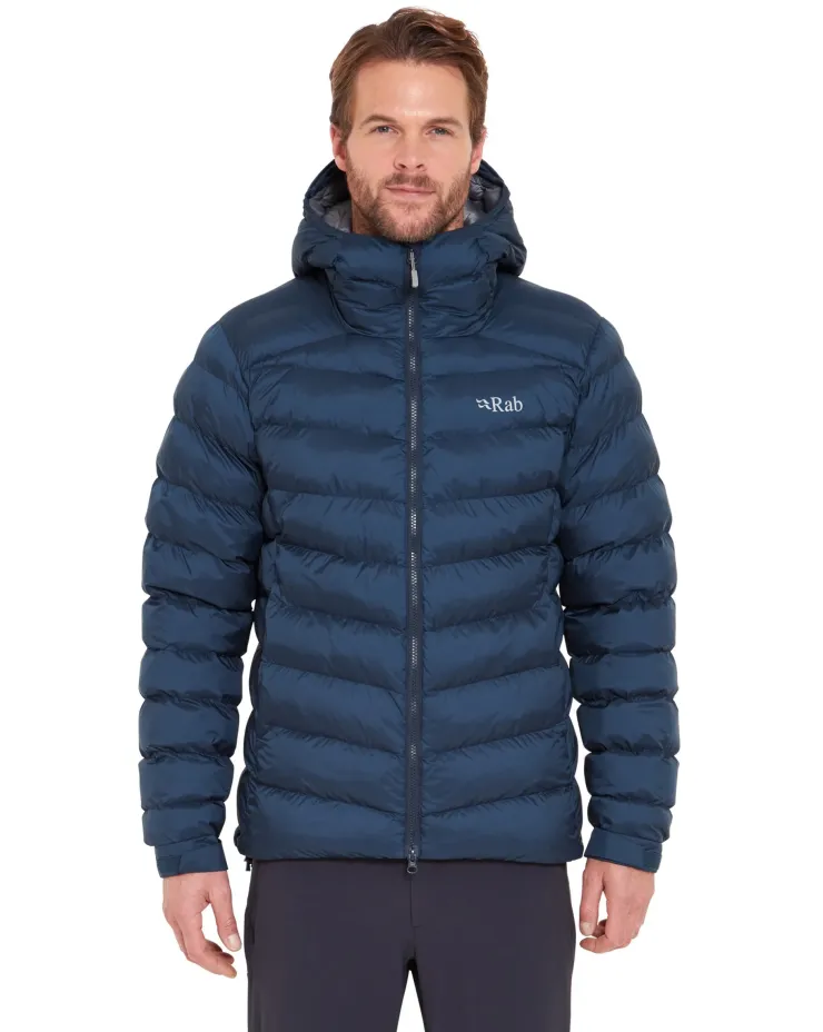 Insulated Jackets-Rab Mens Nebula Pro Jacket - Tempest Blue
