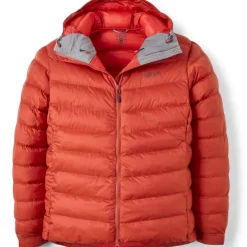 Insulated Jackets-Rab Mens Nebula Pro Jacket - Tuscan Red