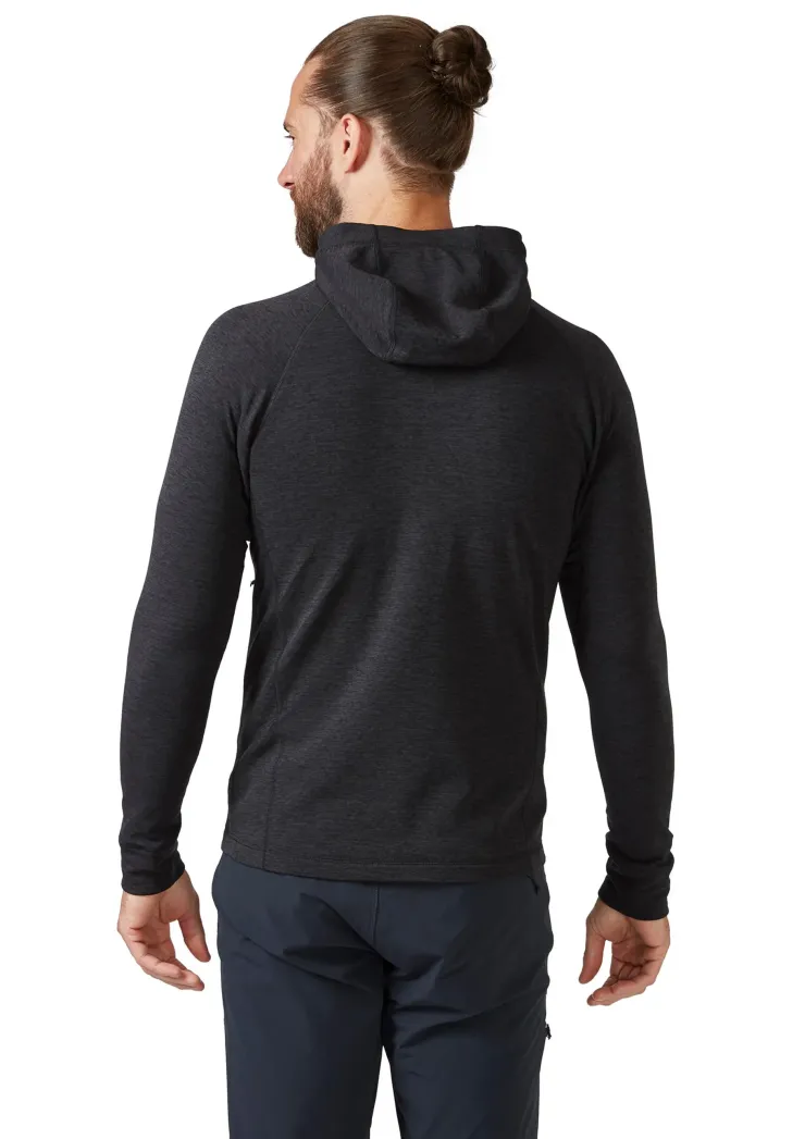 Fleece & Mid Layer-Rab Mens Nexus Hoody - Black