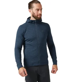 Fleece & Mid Layer-Rab Mens Nexus Hoody - Deep Ink