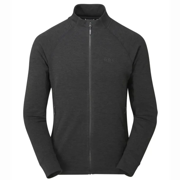 Fleece & Mid Layer-Rab Mens Nexus Jacket - Black
