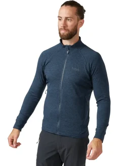 Fleece & Mid Layer-Rab Mens Nexus Jacket - Deep Ink