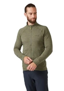 Fleece & Mid Layer-Rab Mens Nexus Jacket - Light Khaki