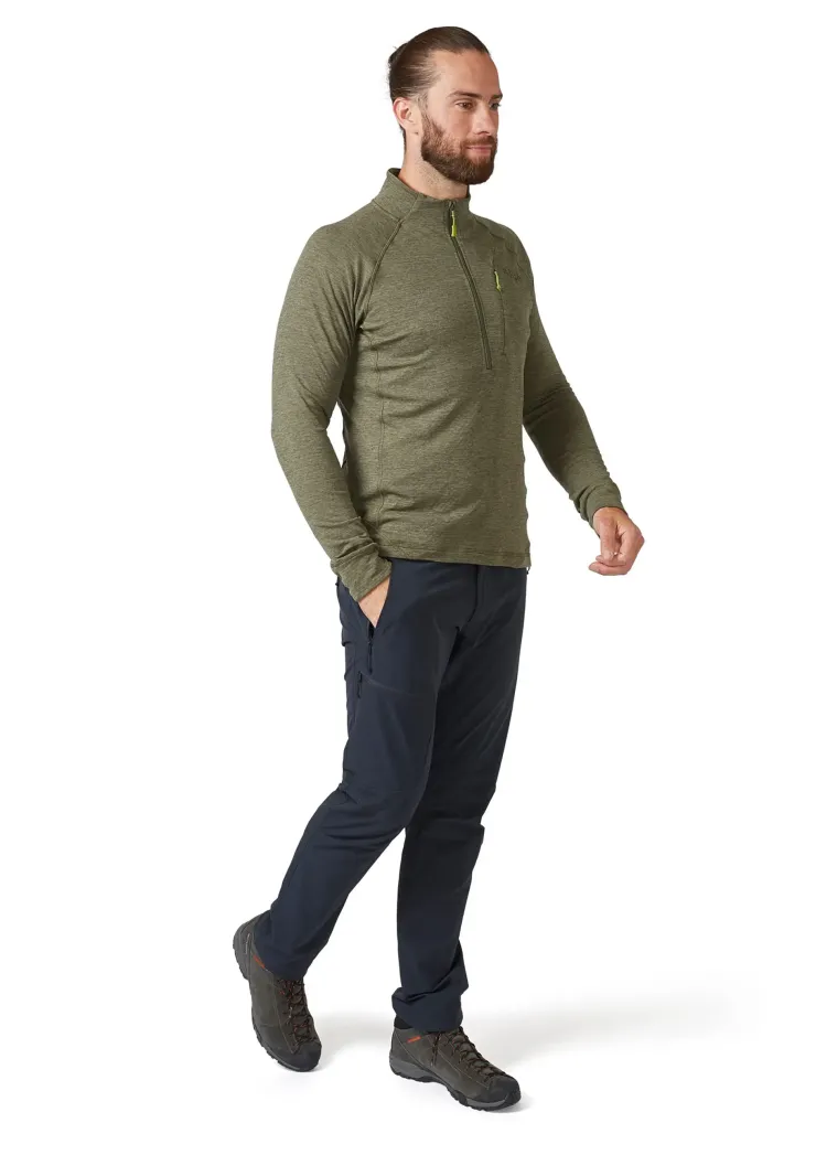Fleece & Mid Layer-Rab Mens Nexus Pull-On - Light Khaki