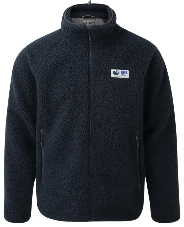 Fleece & Mid Layer-Rab Mens Original Pile Jacket - Deep Ink