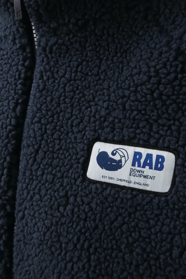 Fleece & Mid Layer-Rab Mens Original Pile Jacket - Deep Ink