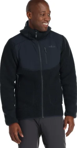 Fleece & Mid Layer-Rab Mens Outpost Hoody - Beluga