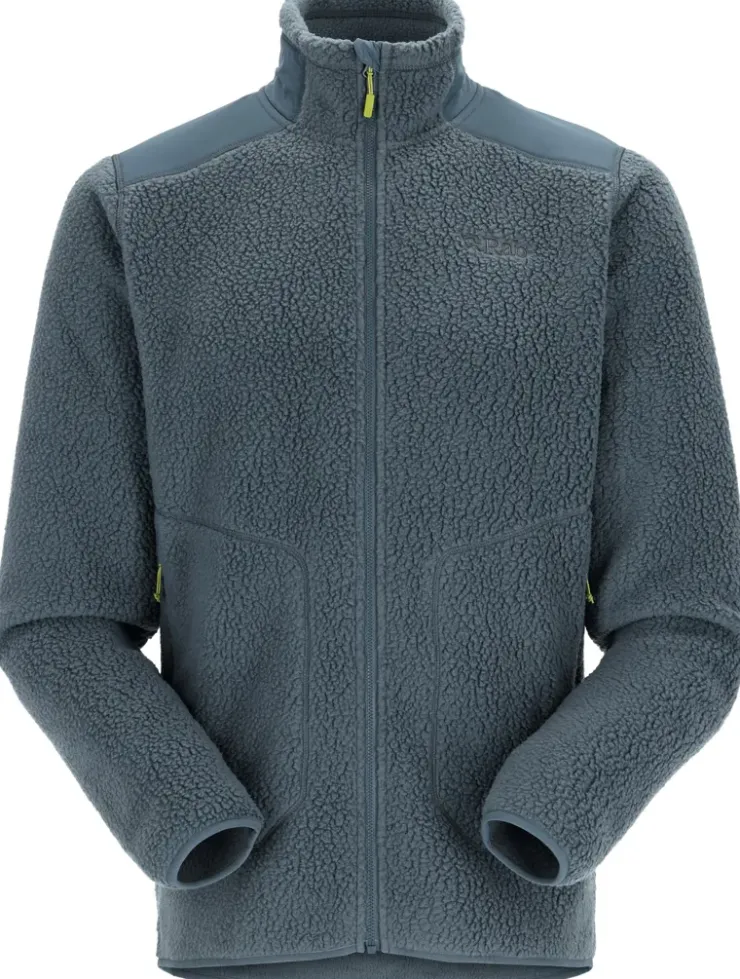Fleece & Mid Layer-Rab Mens Outpost Jacket - Orion Blue