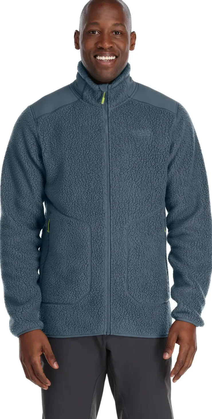 Fleece & Mid Layer-Rab Mens Outpost Jacket - Orion Blue