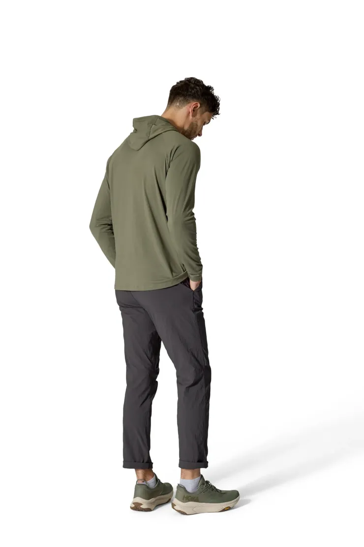 T-Shirts & Baselayers-Rab Mens Rivelin Hoody - Light Khaki