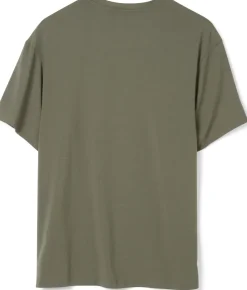 T-Shirts & Baselayers-Rab Mens Rivelin Pocket Tee - Light Khaki