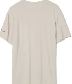 T-Shirts & Baselayers-Rab Mens Rivelin Pocket Tee - Pebble