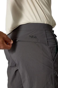 Shorts-Rab Mens Rowtor Shorts - Anthracite