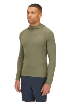 T-Shirts & Baselayers-Rab Mens Sonic Hoody - Light Khaki