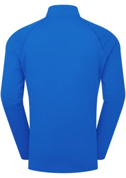 T-Shirts & Baselayers-Rab Mens Sonic LS Zip-T - Maya Blue