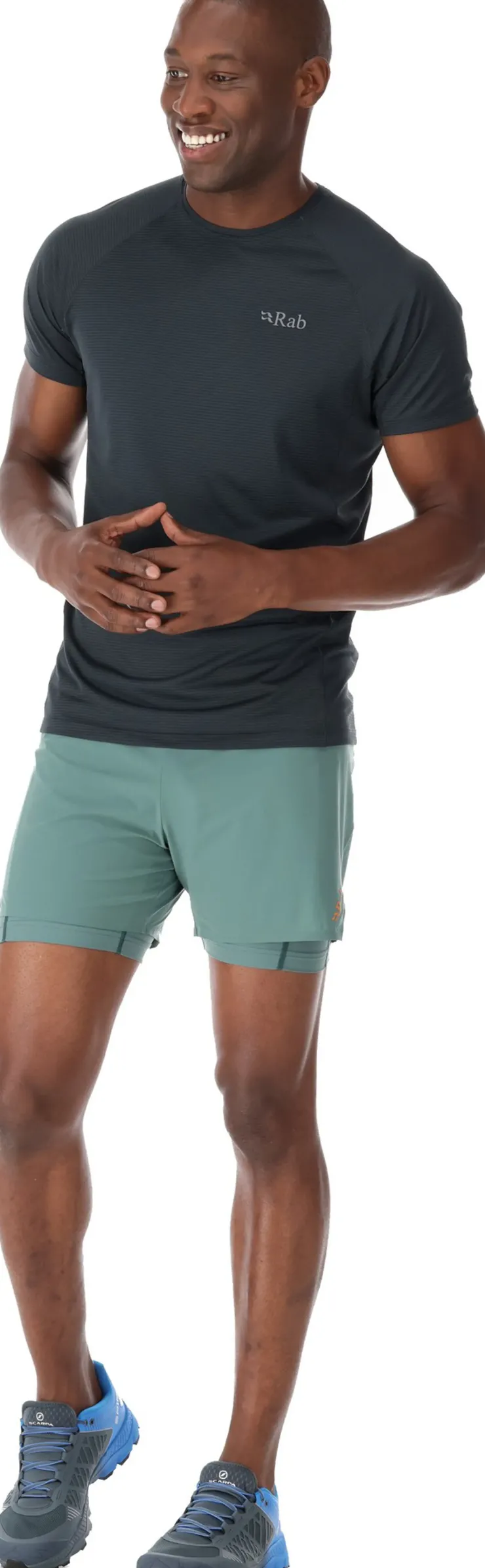 T-Shirts & Baselayers-Rab Mens Sonic Tee - Beluga