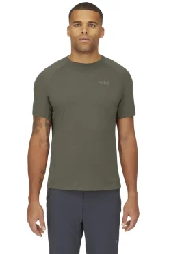 T-Shirts & Baselayers-Rab Mens Sonic Tee - Light Khaki