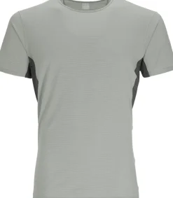 T-Shirts & Baselayers-Rab Mens Sonic Ultra Tee - Light Zinc-Graphene