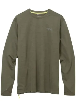 Fleece & Mid Layer-Rab Mens Staden Crew - Army