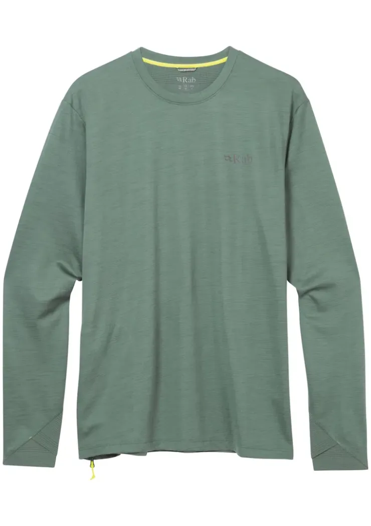 Fleece & Mid Layer-Rab Mens Staden Crew - Sage
